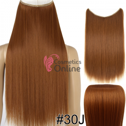 Extensie de par Flip-In, pe Guta dreapta delux dubla de 60 cm Cod MW800630J Castaniu Deschis